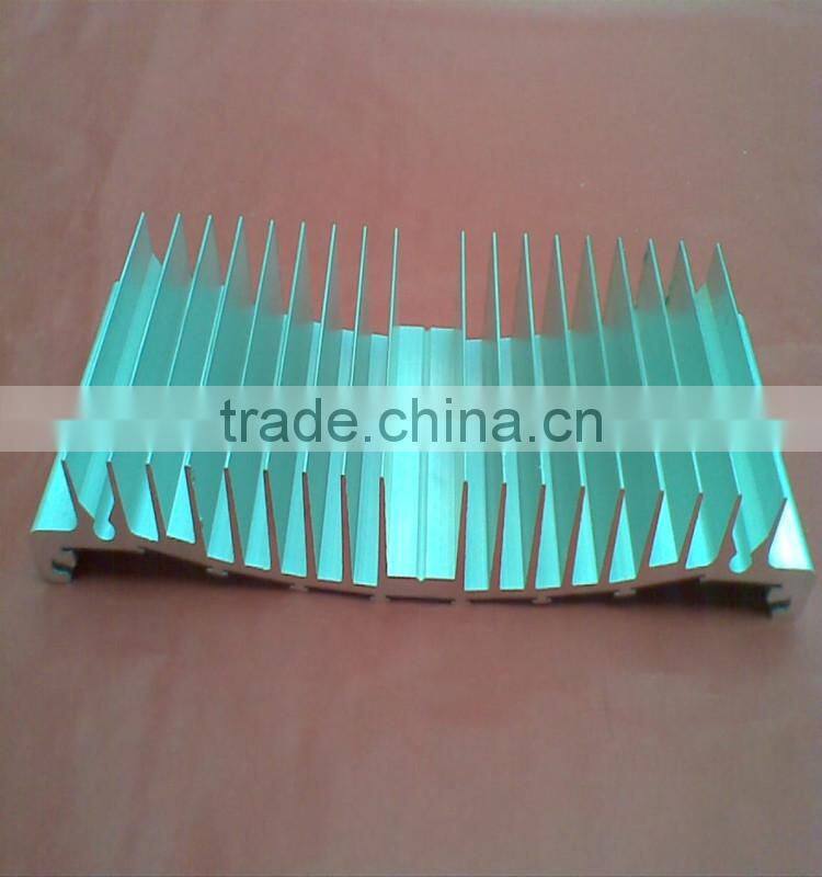 Anodized CNC custom aluminium hot sink