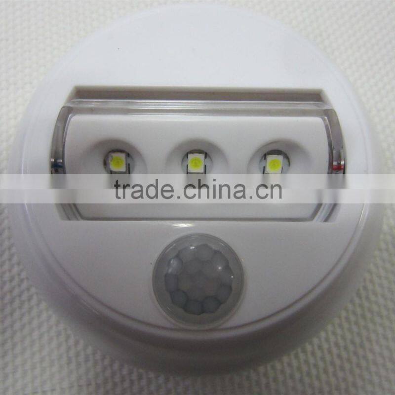 Rotatable Self Motion Round 3 SMD Light With Sticker