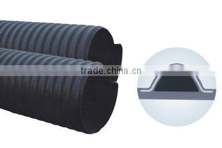 plastic steel belt corrugated pipe / corrugated pipe with steel belt
