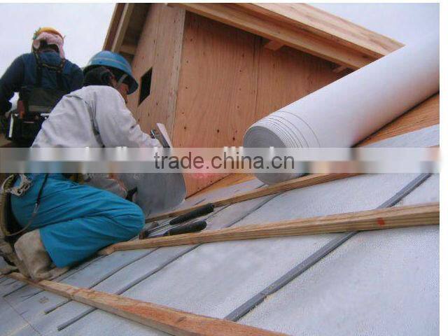 Wooden roof steel structure with high polymer breathing paper
