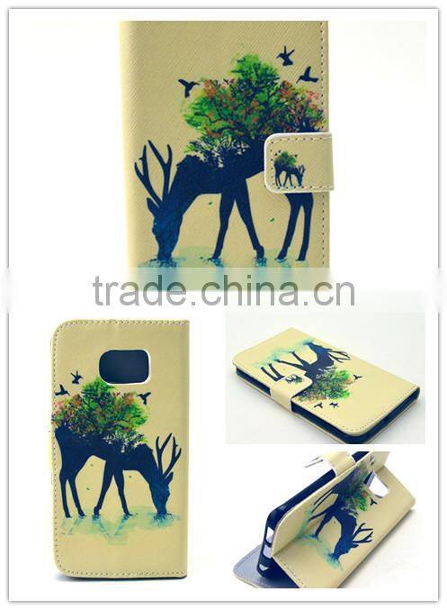 Wholesales in alibaba Multi-purpose Leather Case For Samsung Galaxy S6 Phone