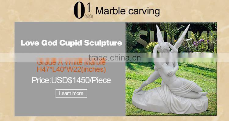European graceful the moon god statue in marble