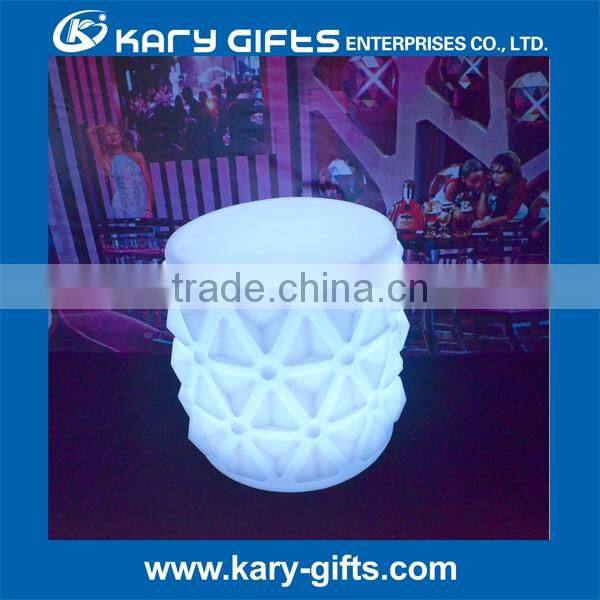 Magic design function KTV LED furniture light bar stool