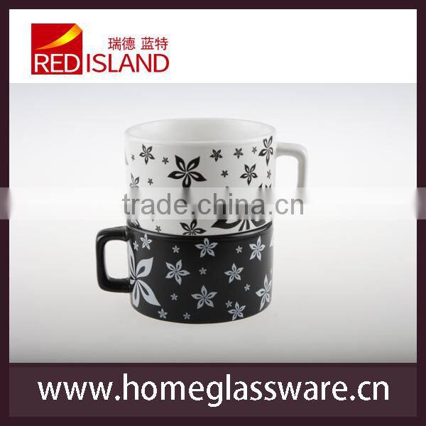 small 2 pcs set of ceramic coffee mug tea mug