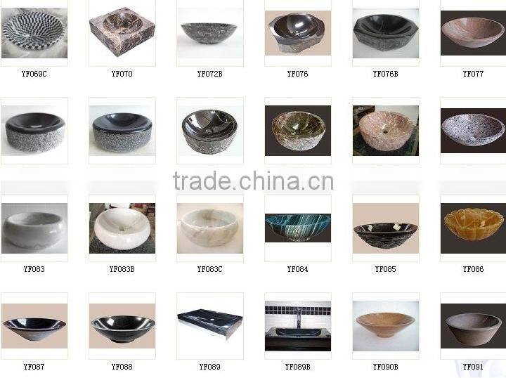 Natural red onyx bathroom sinks and basins