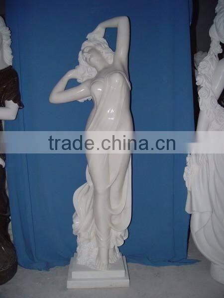 carving figure marble statue for indoor decoration
