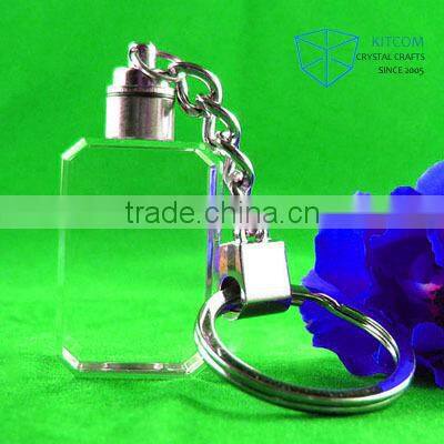 blank led lamp crystal keychains
