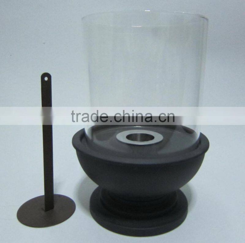 bio fethanol table fireplace with cylinder glass