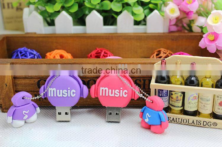 cheap soft PVC usb stick logo print