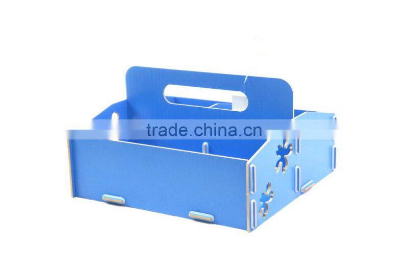 Wooden Desktop Household Handle Sundry Box/Desk Organizer/Stationery Organizer