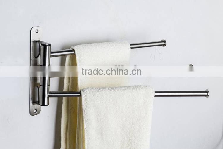 2016 Fashion Hotel Bathroom Wall Mounted Stainless Steel Towel Bar