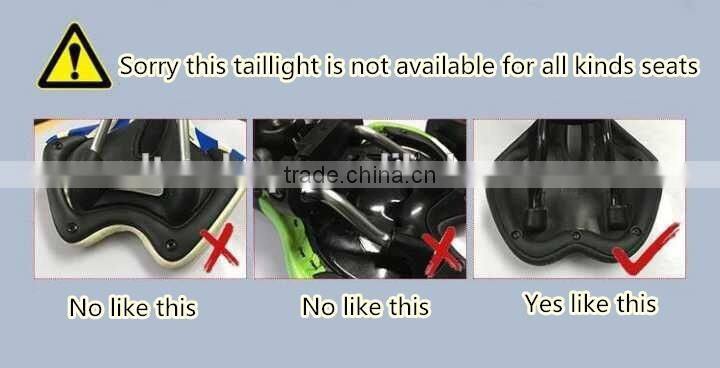 Smart Anti-theft Alarm Tailight Bicycle Rear Light Remote Control Wireless Bell Bicycle Taillight