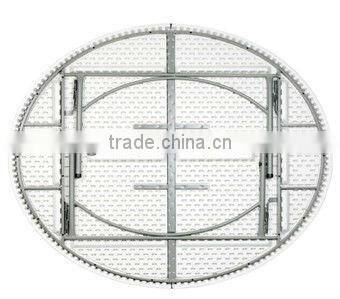 2014 Hot sale blow molding round pedestal folding table