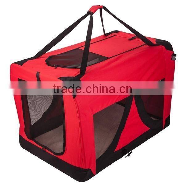 Pet Dog Soft Foldable Portable Crate , Portable Foldable Pet Carrier