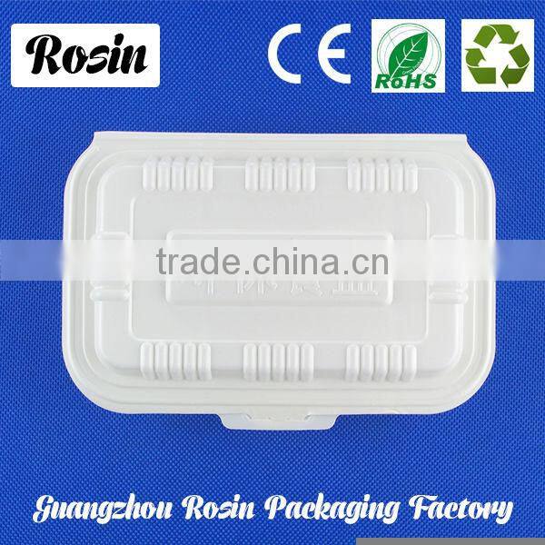 plastic clear disposable hinged clamshell catering food packaging containers
