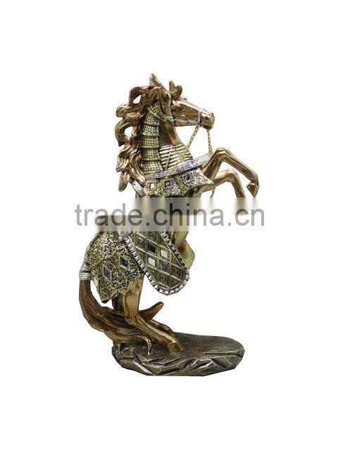 2014 new decorative resin horse sculpture