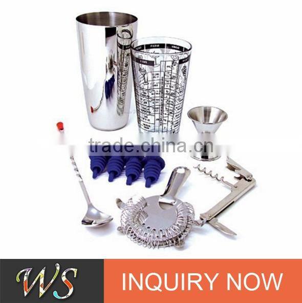 2017 famous high quality and hot sell cocktail shskers set