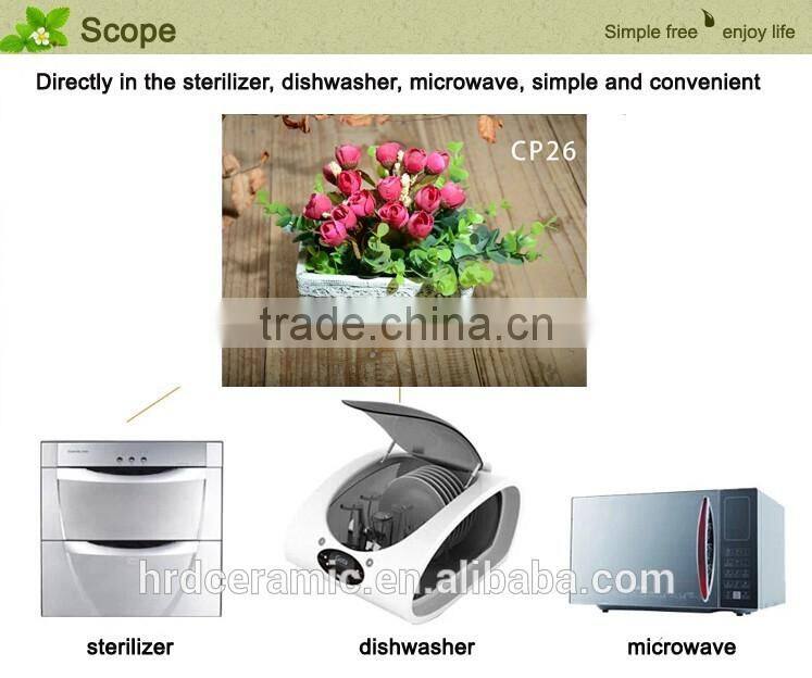 Square decal cement decoration Outdoor Garden Flower Pot