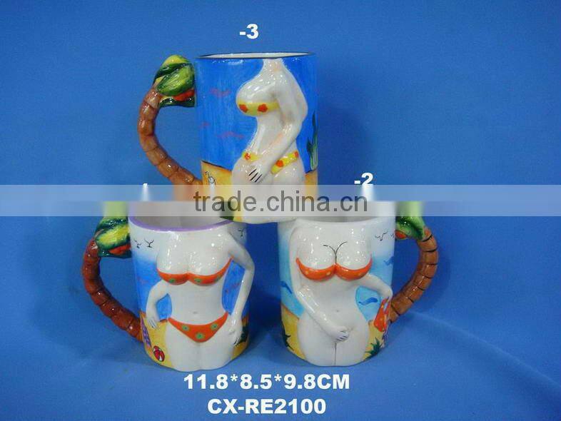 ceramic valentine mug-ceramic nose mug-plain black ceramic mug-ceramic soup mugs