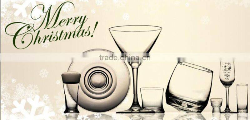 FDA, holiday theme artificial christmas tree shaped glass beverage dispenser