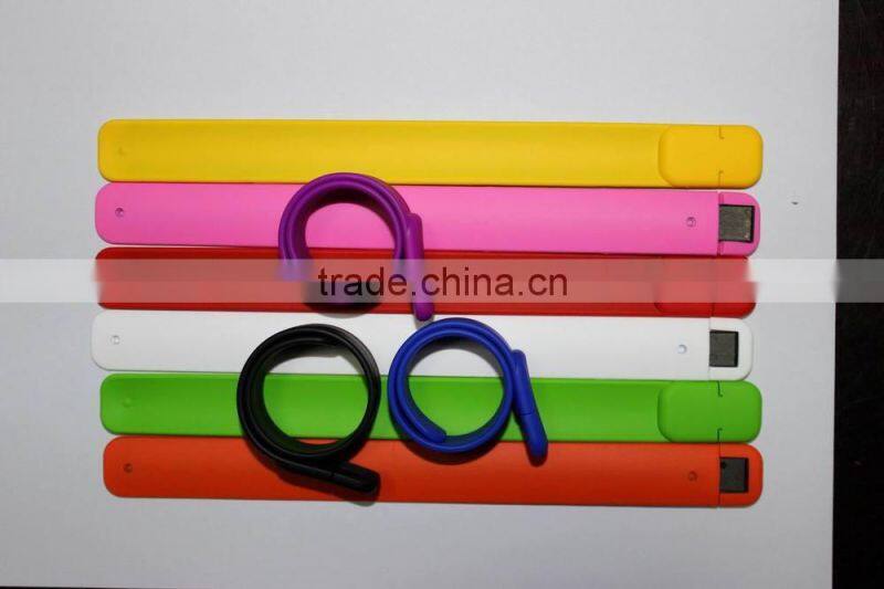 cheap price Silicone bracelet band USB chip memory 8GB