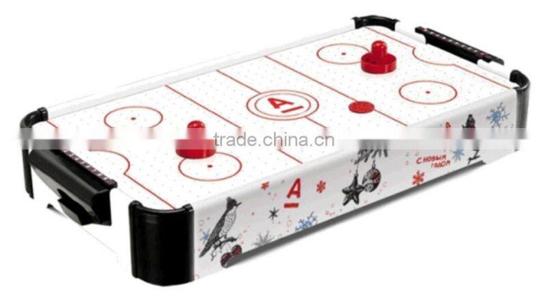 Wooden Mini Table Top Air Hockey Game Set