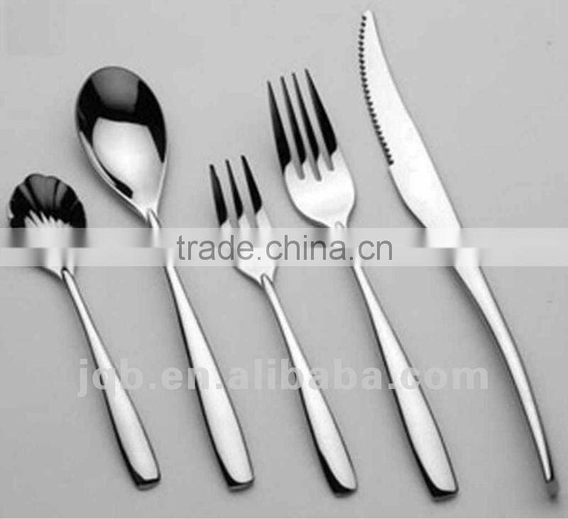 Silver spoon fork knife cutlery set with low price