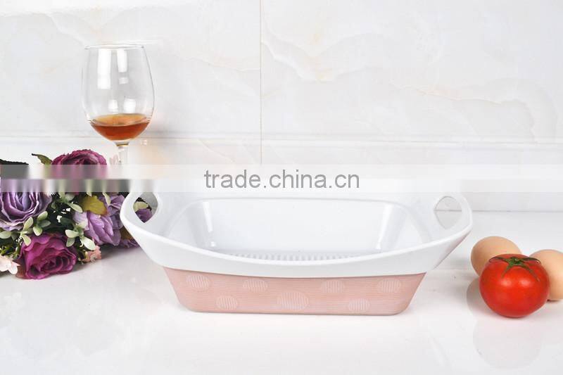 11.5" Square porcelain baking tray