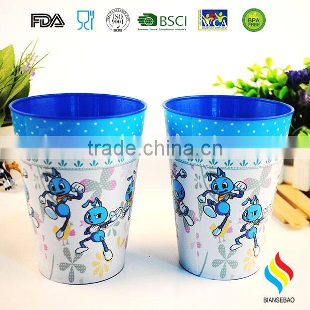 brand promotional gift printed pp travel cup with design
