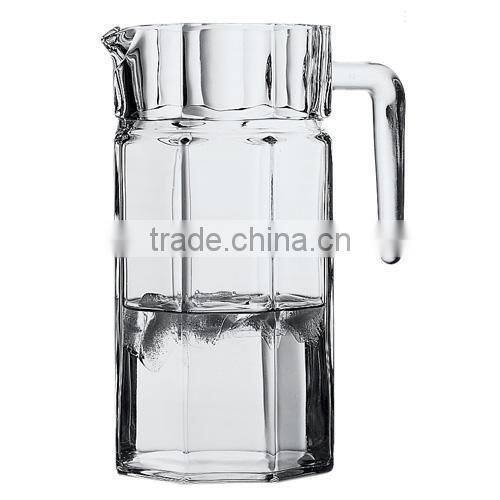High quality glass coffee pot glass tea jug fusing glass hot pot with handle