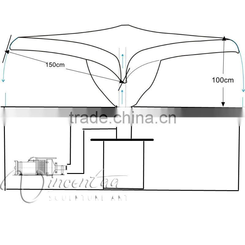 High quality new produced metal crafts metal garden fountain