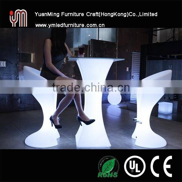 Glowing Led Cocktail Table 16 Colour Change Led Bar Table