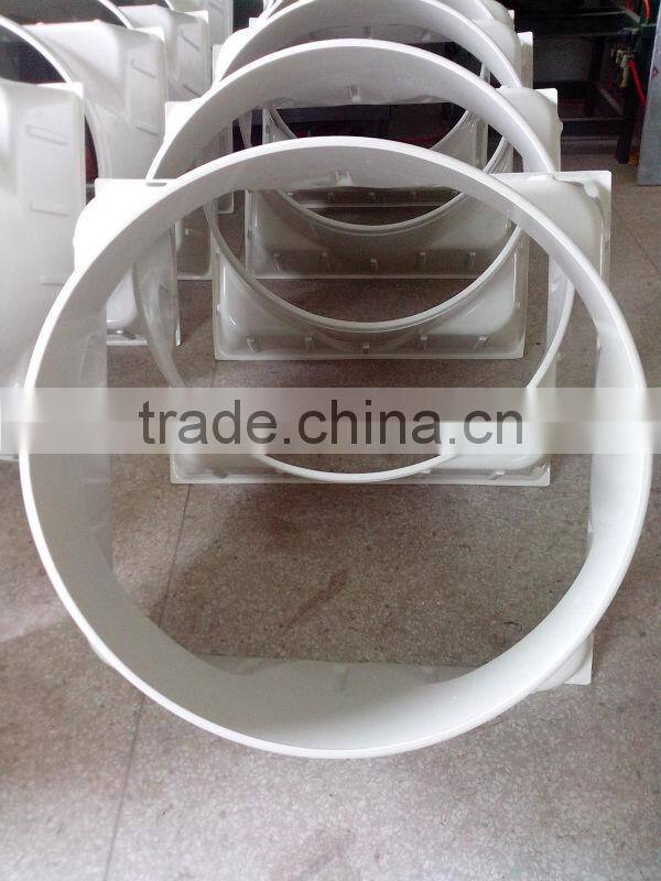 durable vacuum forming extractor fan box/ factory row heat exchanger cover of plastic
