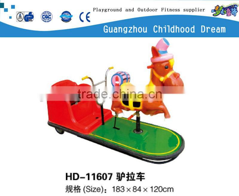 (HD-11607)2014NEW!Donkey Cart Children Coin Rocking Game