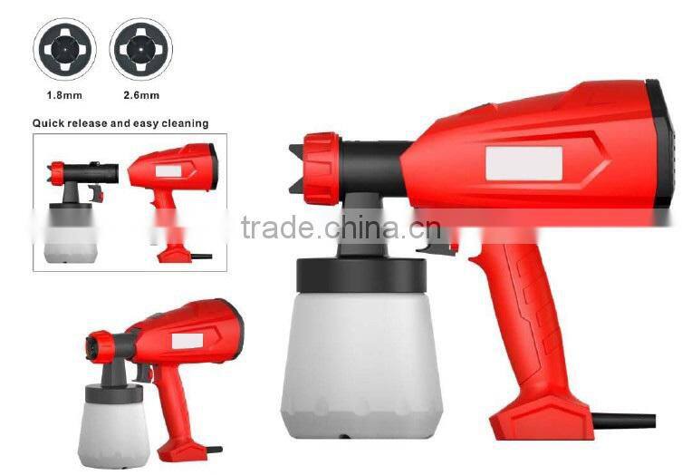 1200w Double Tube Trolley HVLP Floor Based Portable Power Painting Spray Metal Gun Mini Electric Paint Sprayer