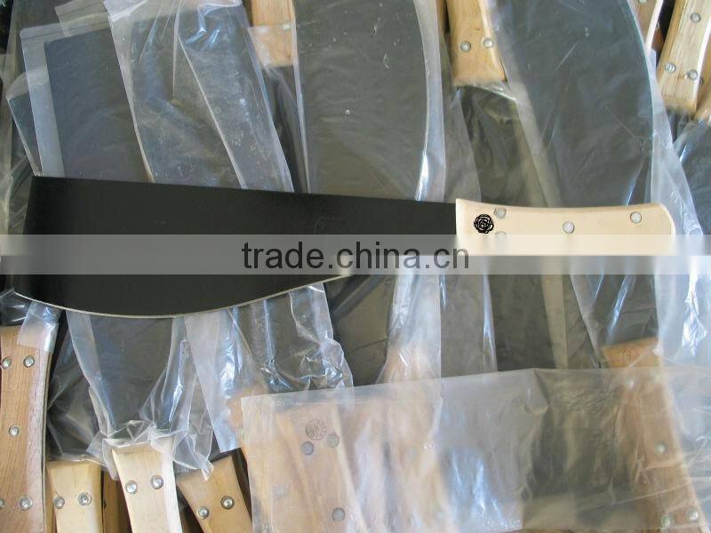 cutlass machete with wood handle
