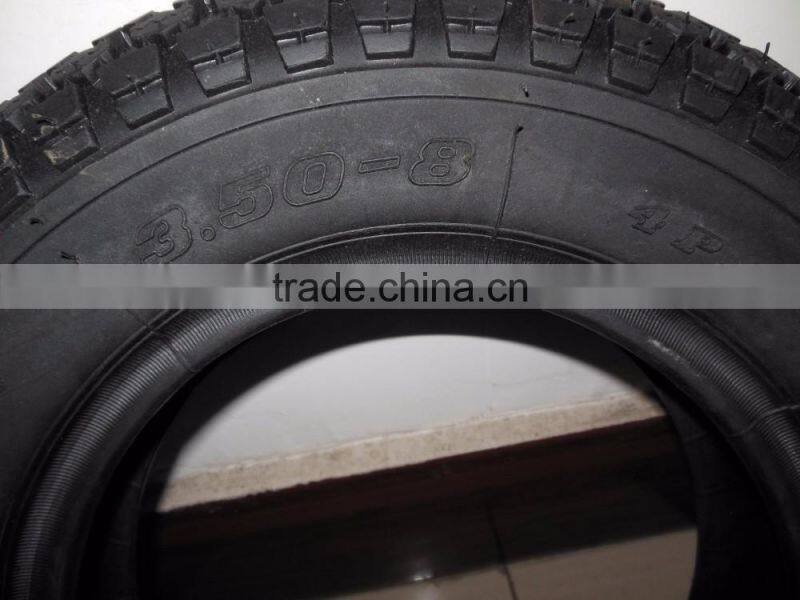 3.50-8/4.00-8 tyre and tube for tool cart use