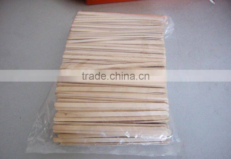 Hot sell wooden coffee stirrer 140*6*1.3mm
