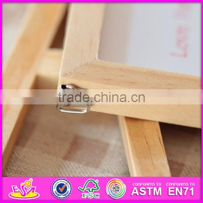 2016 hot sale baby wooden picture frame, most popular kids wooden picture frame, fashion children wooden picture frame W09A053