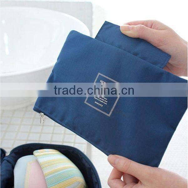 Multifunctional women underwear wash bag Travel gift bags Makeup Toiletry Wash handled bag