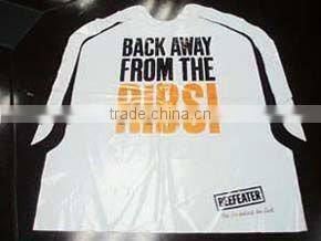 printed disposable plastic bibs