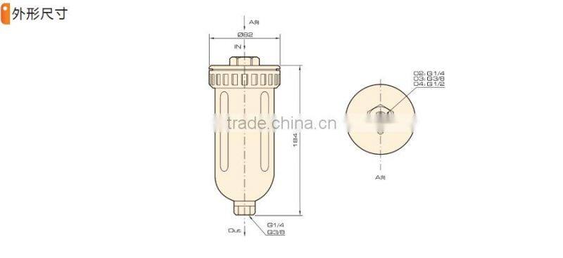 JAD series pneumatic valve with high quality