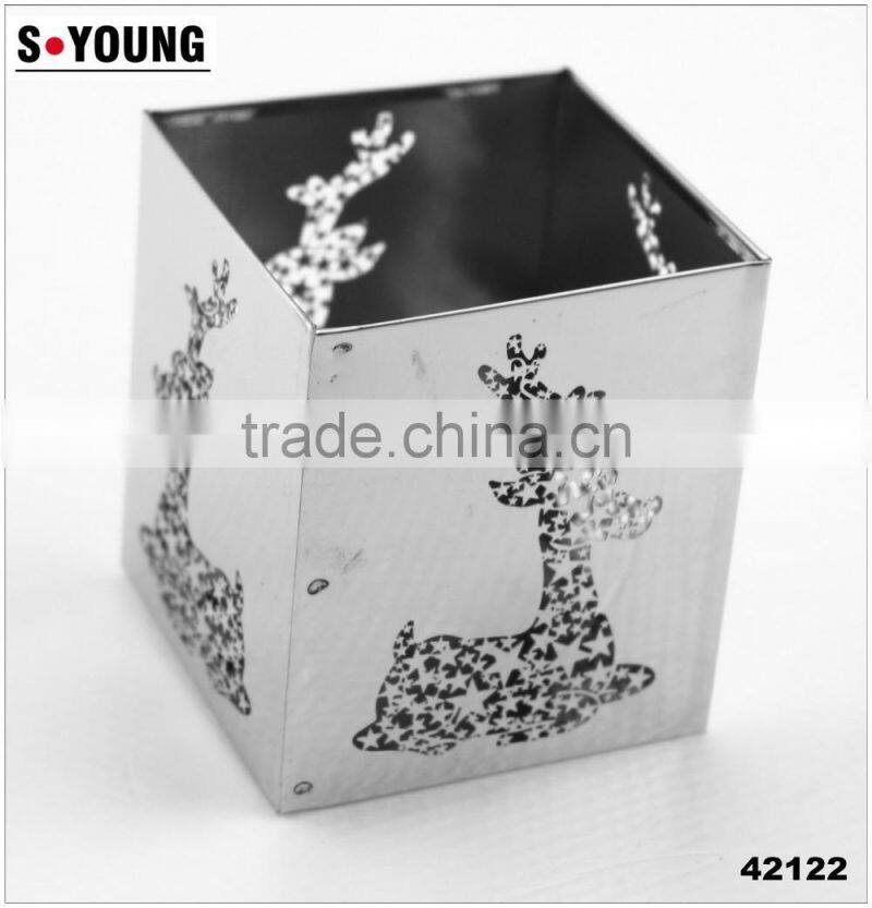 42122 stainless steel candle holder / candle cover