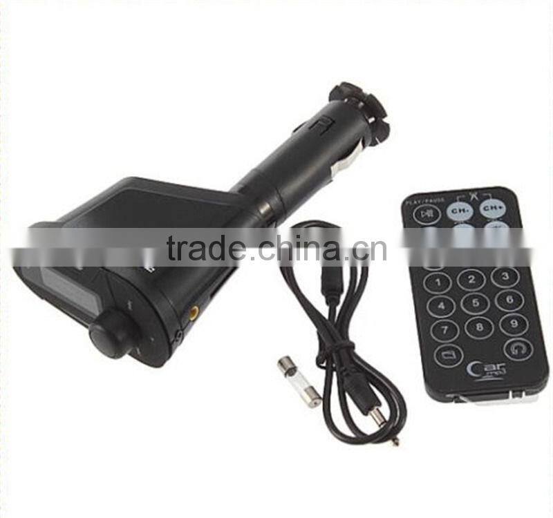 2016 hot MP3 Player Wireless FM Transmitter Modulator Car Kit&USB SD MMC LCD Remote