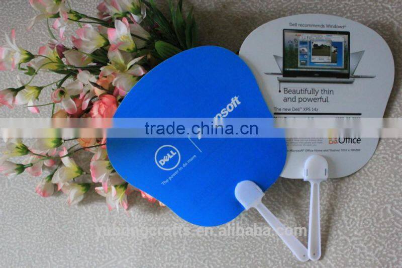 2014 new Advertising folding pp hand fan