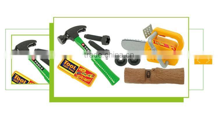 New product plastic electric pretend play toy portable tool set