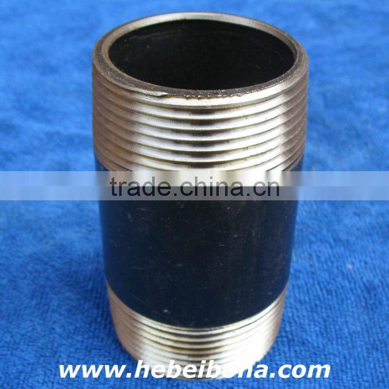 Best Selling Carbon Steel Seamless Black Half Pipe Nipple