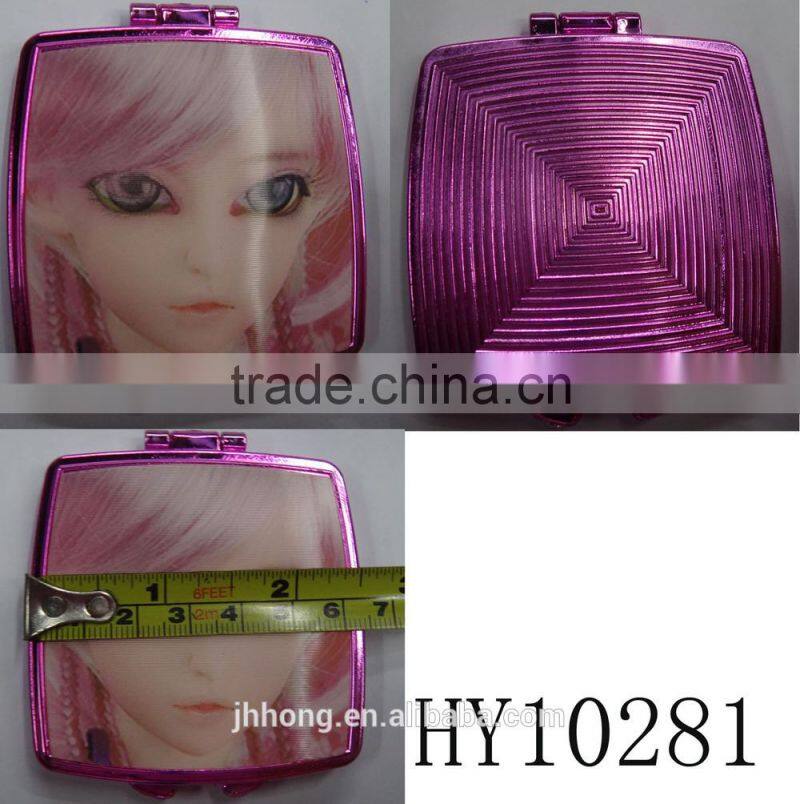 3D beauty blinking double sided mirror