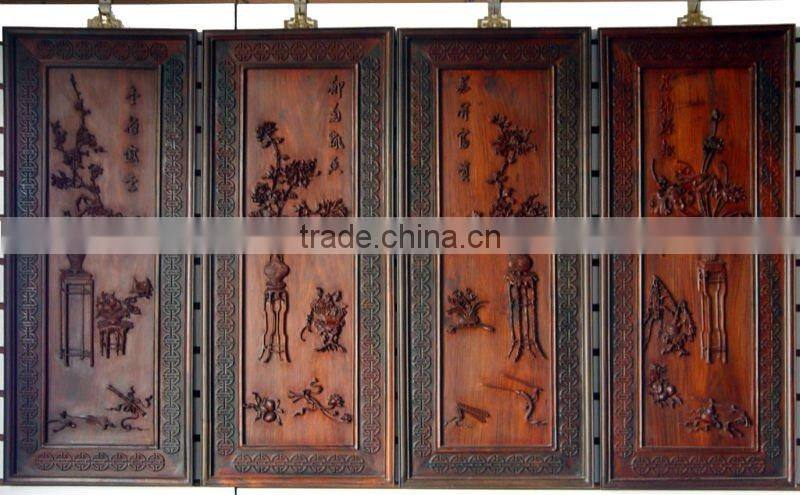 wooden carving handicraft