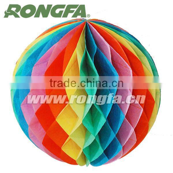 Color Paper Ball Lantern Garland Festival Decoration